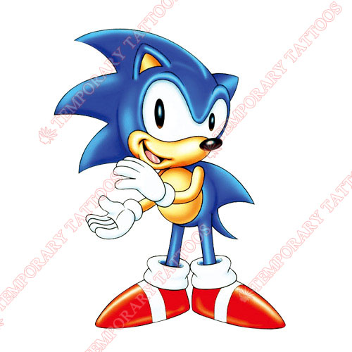 Sonic the Hedgehog Customize Temporary Tattoos Stickers NO.5318
